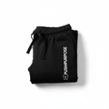 PUSH4PURPOSE branded black sweatpants with butterfly logo